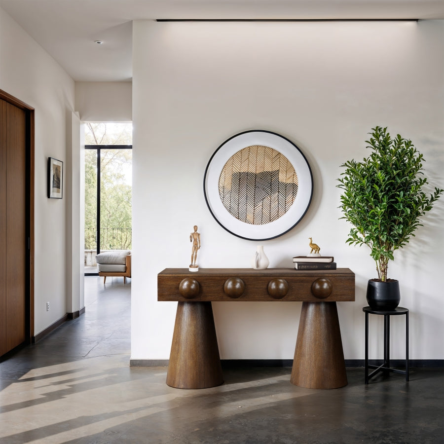 Bracciano Oak Veneer Console Table