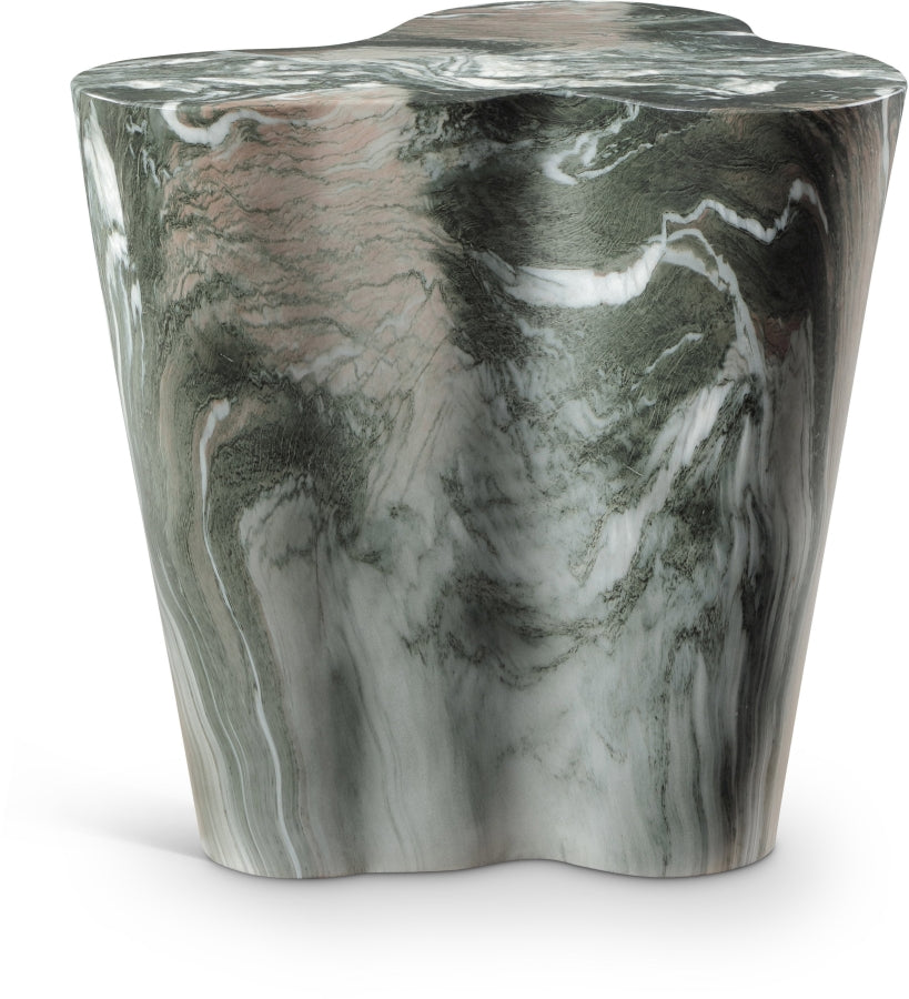 Monza Marble Finish Indoor/Outdoor Concrete End Table