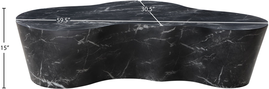 Monza Marble Finish Indoor/Outdoor Concrete Coffee Table