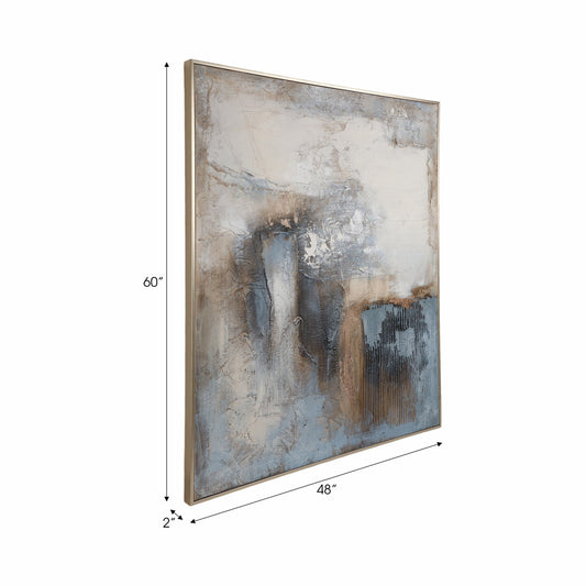 48x60 Araminta Handpainted Wall Art