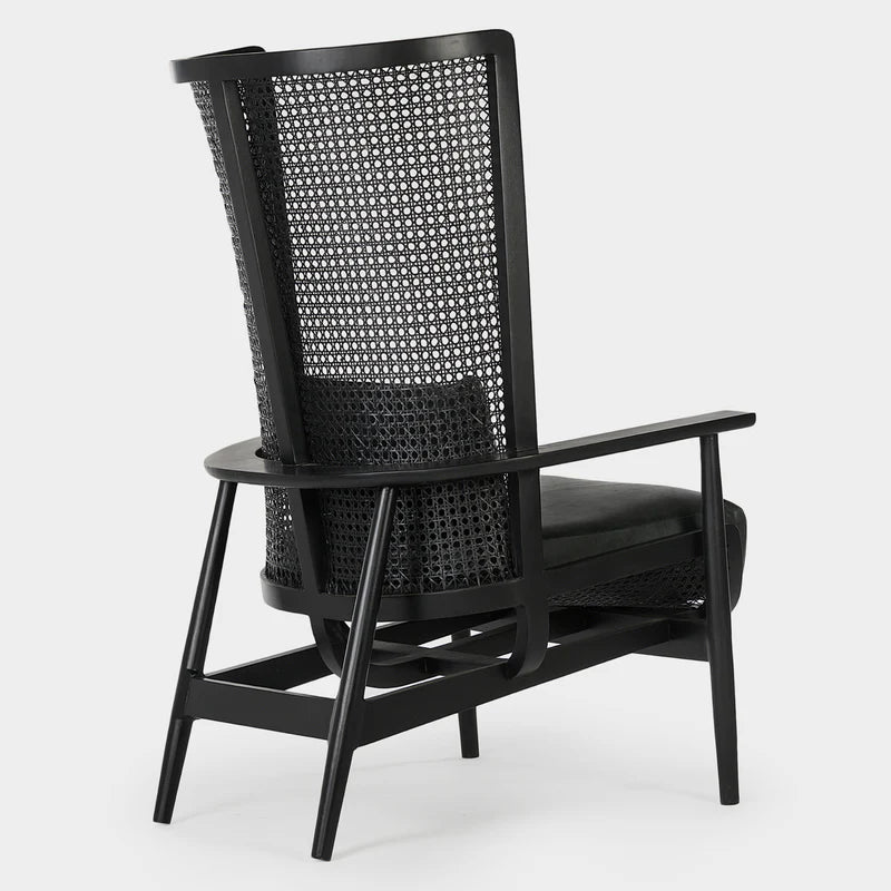 Wingman Cane Accent Chair