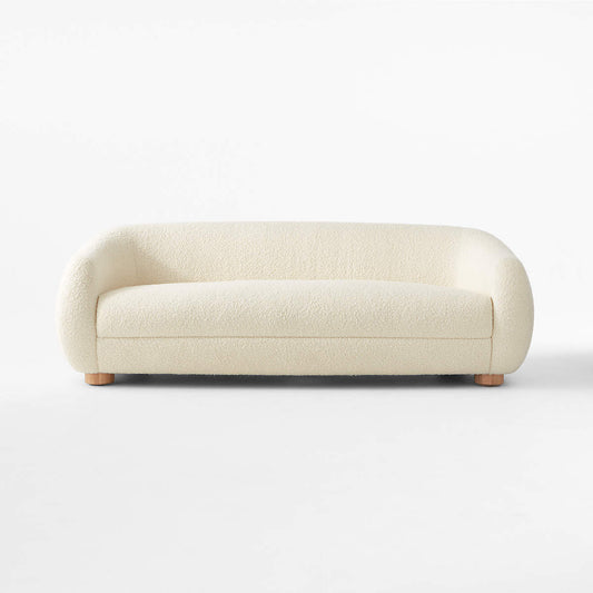 SOFÁ DE DOS PLAZAS BOUCLE MARFIL