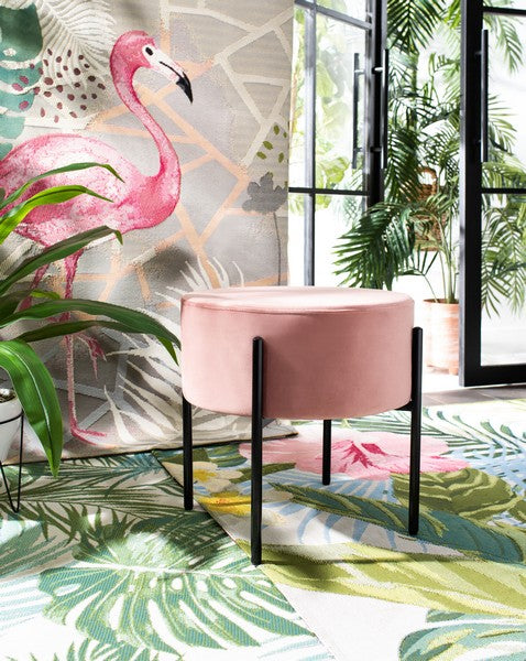 Lisbon Round Ottoman