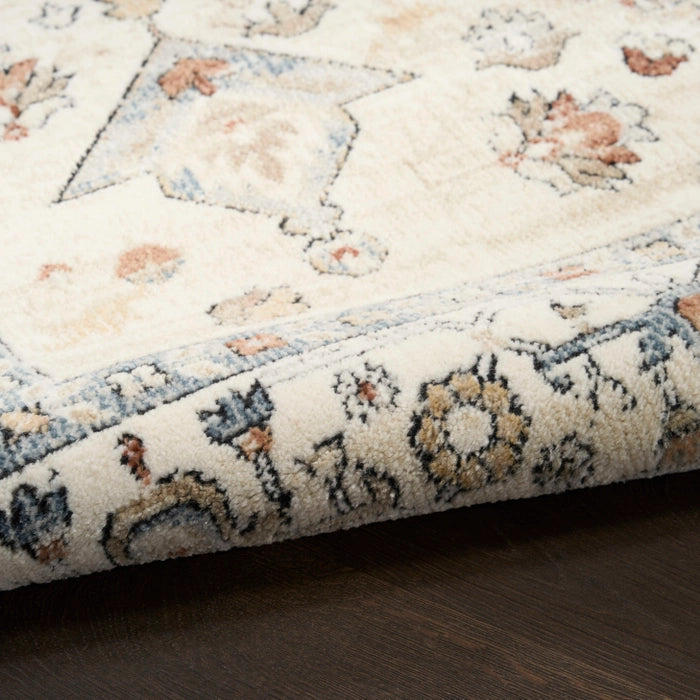 PARDIS RUG TAUPE BLUE