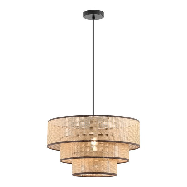 MALYA FAUX RATTAN / METAL PENDANT