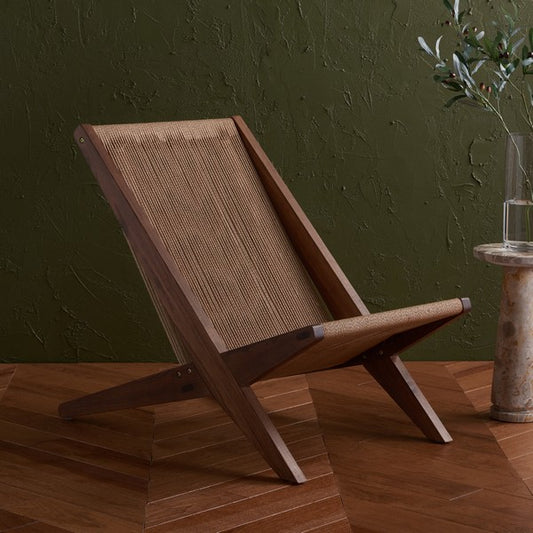 Trisha Folding Rope Accent Chair