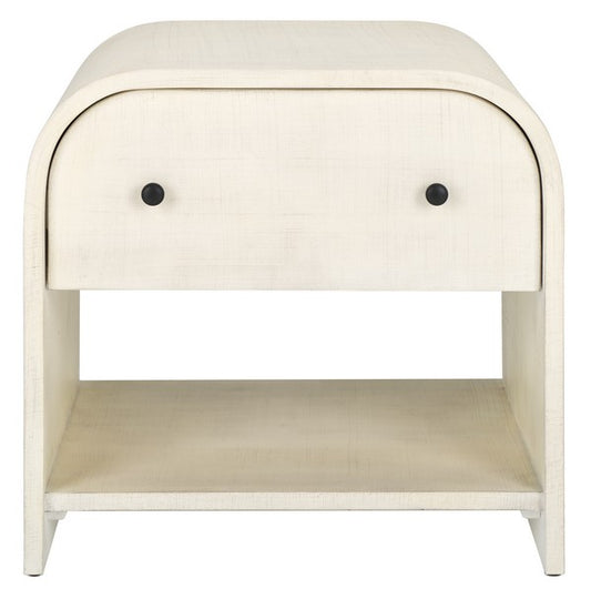 Jaqualina 1 Drawer Wood Nightstand