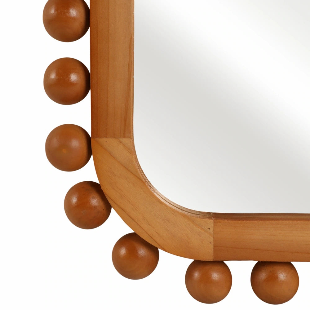 23x45" Knobby Rectangular Mirror, Natural