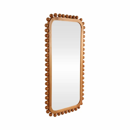 23x45" Knobby Rectangular Mirror, Natural