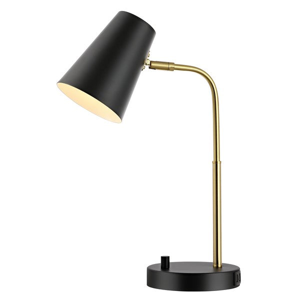 Lámpara de mesa de Arynn, con puerto USB