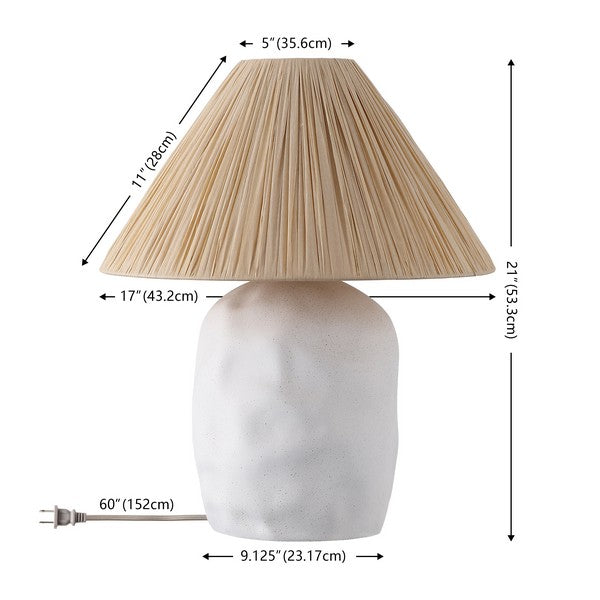 LÁMPARA DE MESA LEOLA 21"