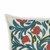 Tulip Embroidered Floral Wool, Square Accent Cushion