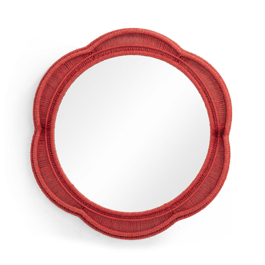 Zeva Red Wall Mirror