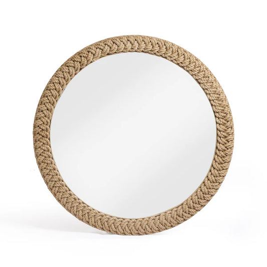 Midge 40.5" Rope Round Wall Mirror