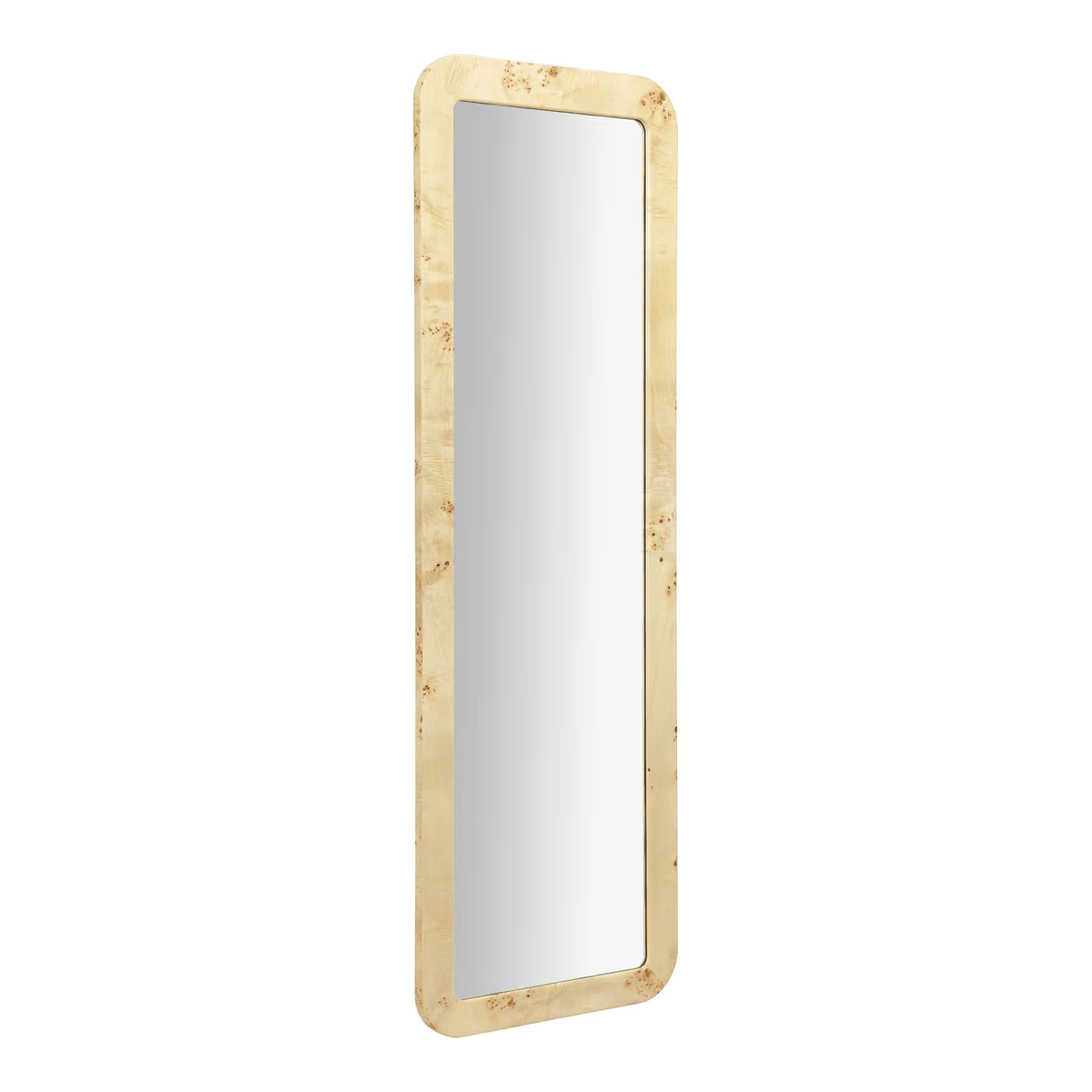 Tessa Natural Burl 72" Floor Mirror