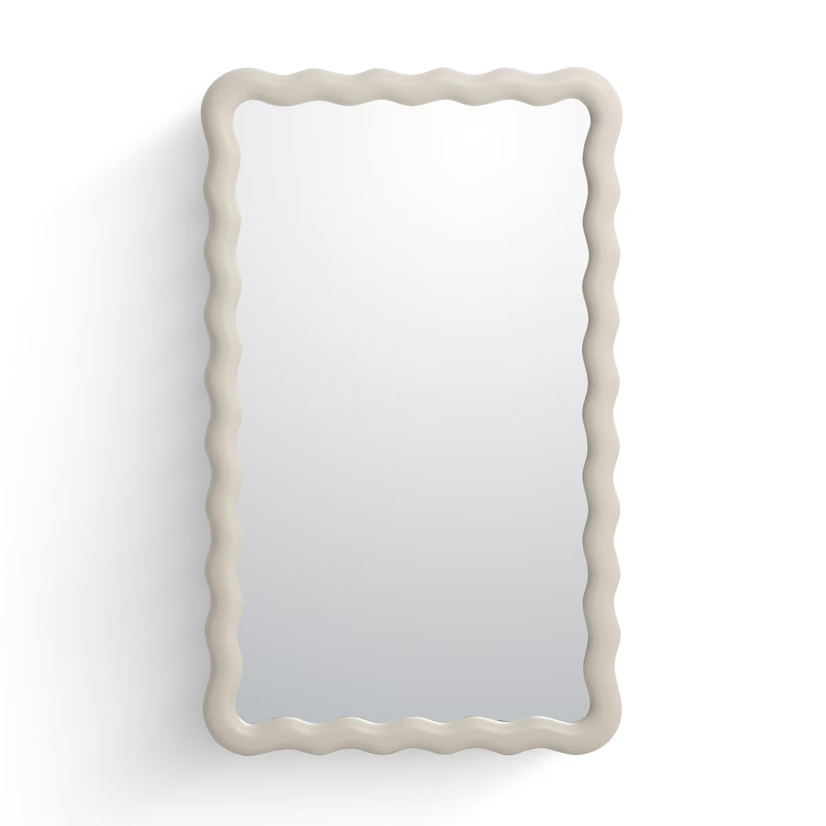 Faire Cream Squiggle Wall Mirror