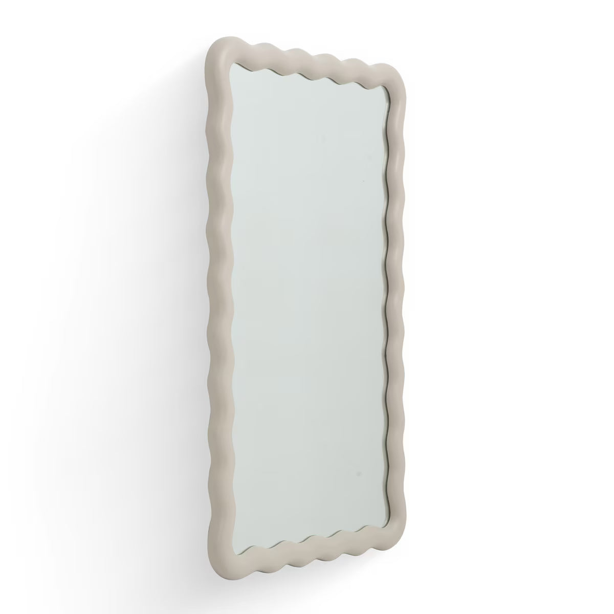 Faire Cream Squiggle Wall Mirror