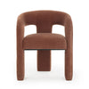 Malone Rust Red Performance Chenille Dining Chair