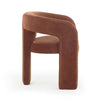 Malone Rust Red Performance Chenille Dining Chair