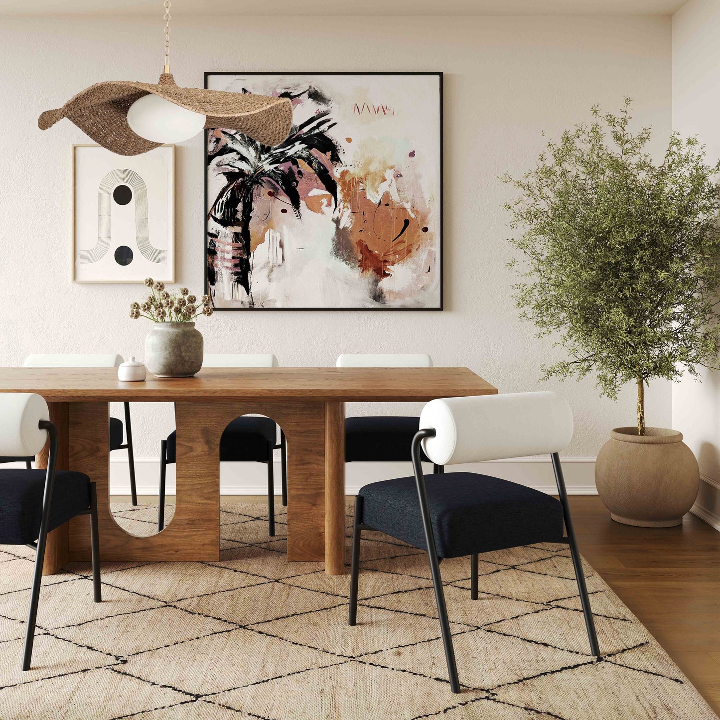 Mesa de Comedor SATRA WALNUT