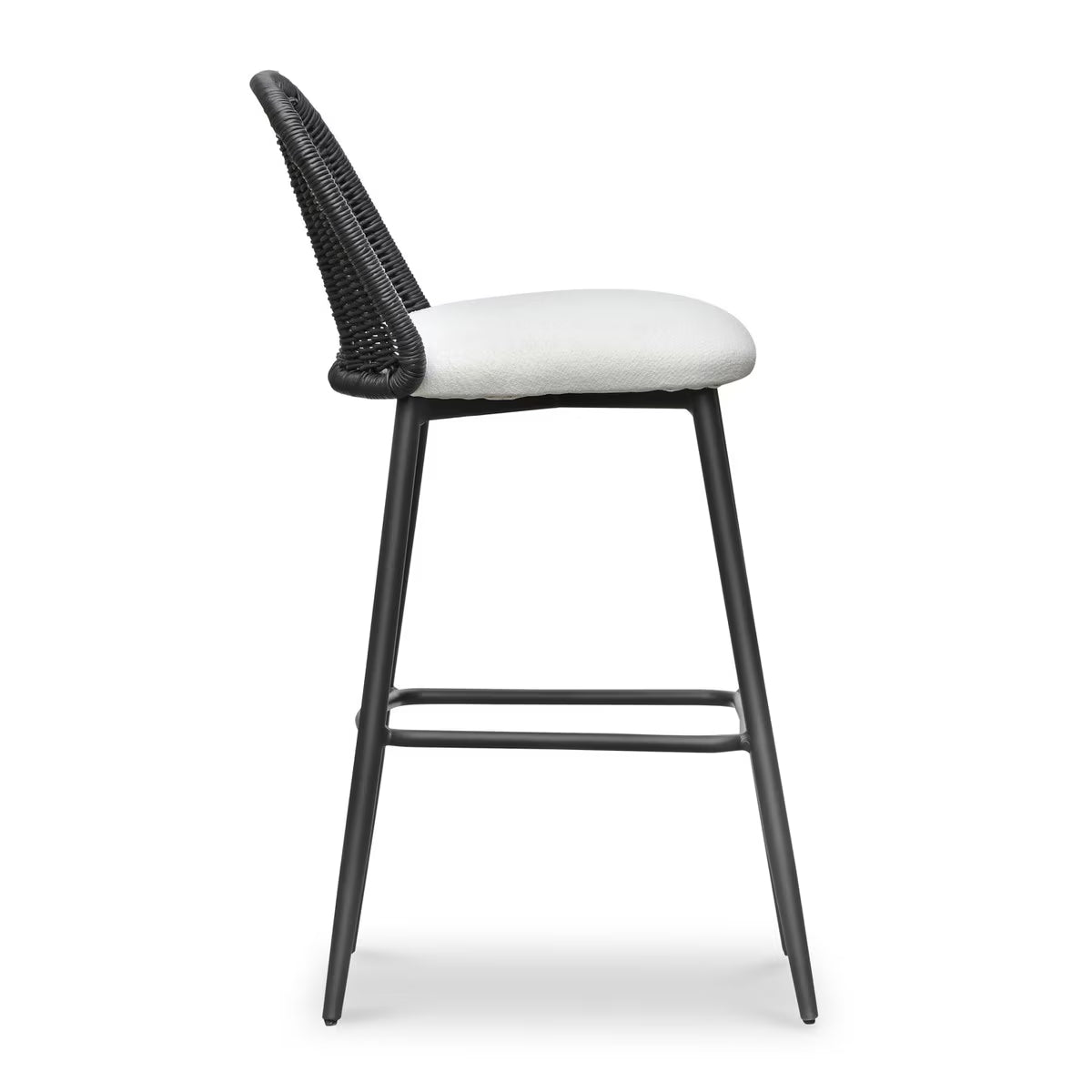 Alexa Rattan Performance Fabric Barstool