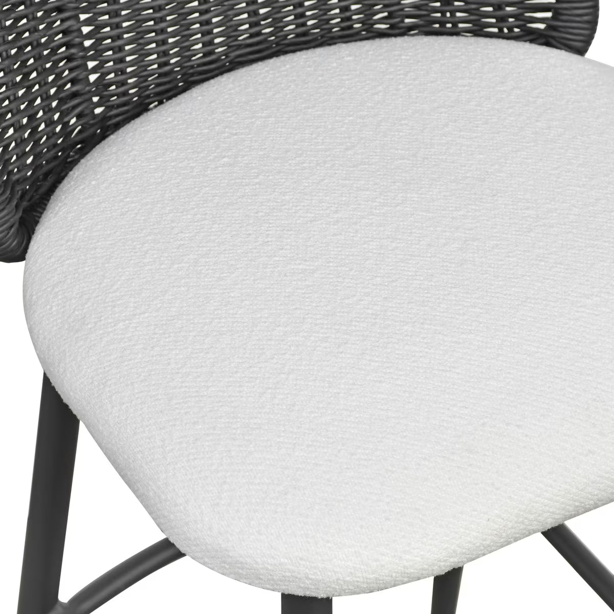 Alexa Rattan Performance Fabric Barstool