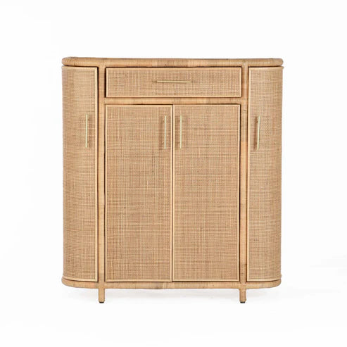 Mueble bar de ratán natural Tarot