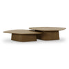 Roche Brown Ash Nesting Coffee Table Set