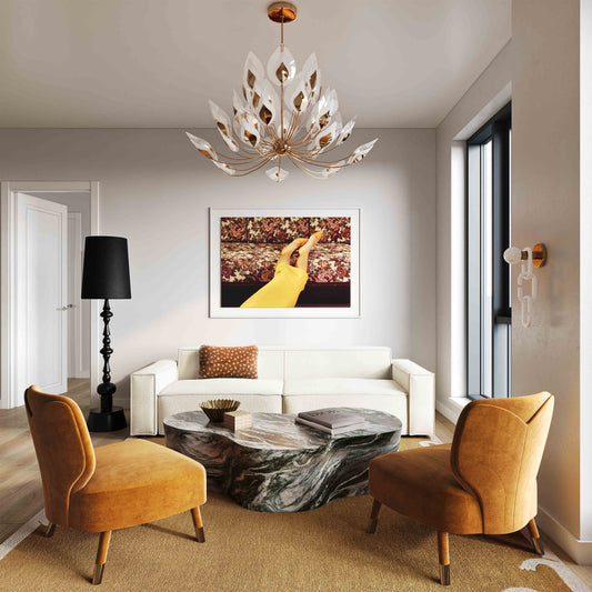 Slab Marble Coffee Table