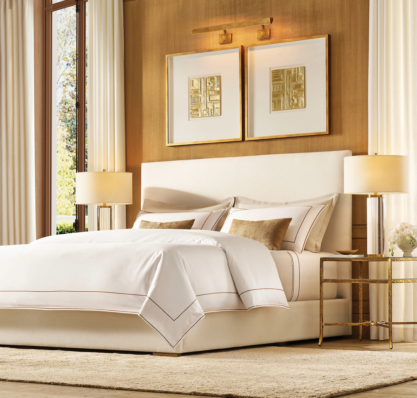 LAWSON FABRIC PANEL BED