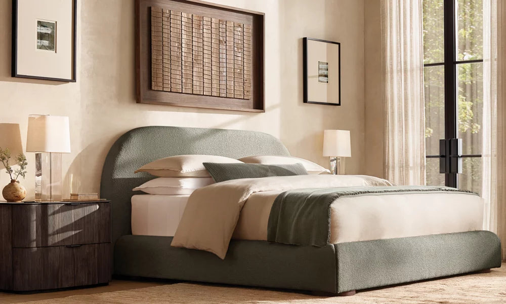 SIENA FABRIC PANEL BED