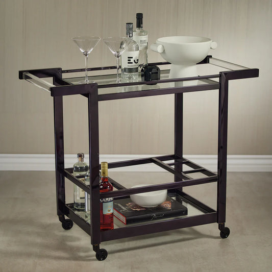 The Beaumont Bar Cart - Black Nickel