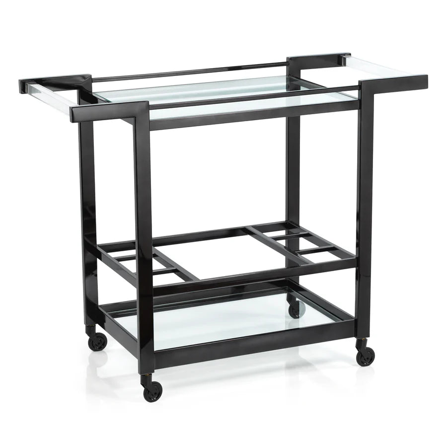 The Beaumont Bar Cart - Black Nickel