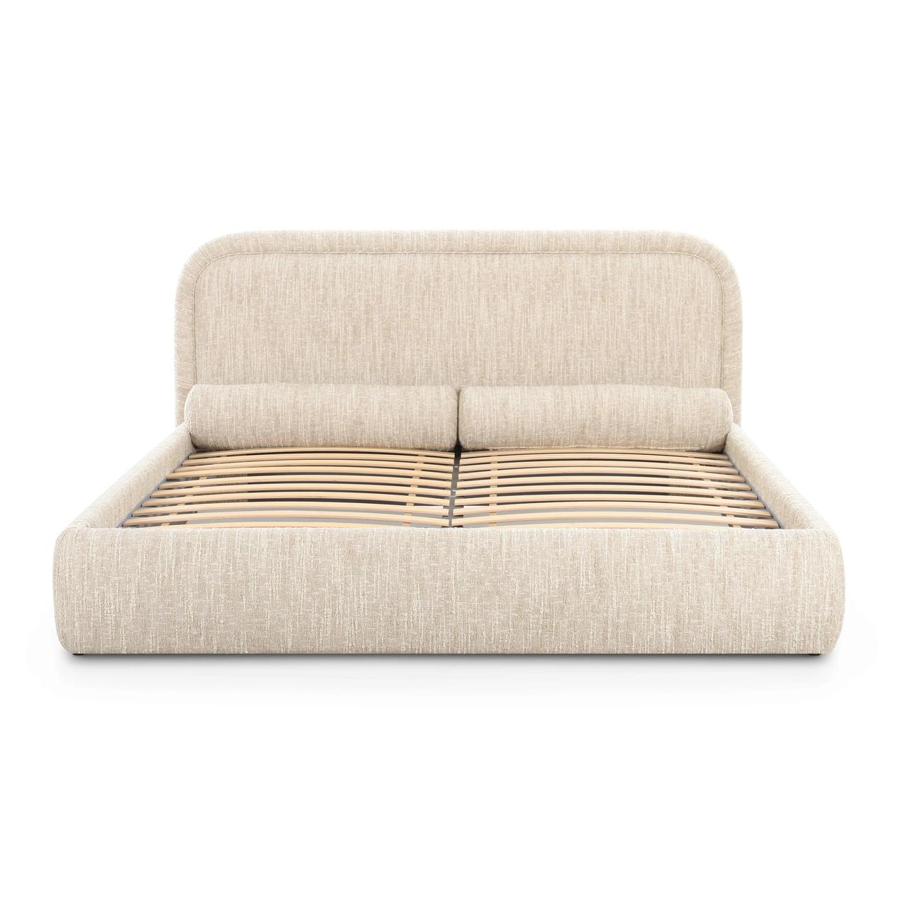 Murielle Cream Heavy Knubby Boucle Bed
