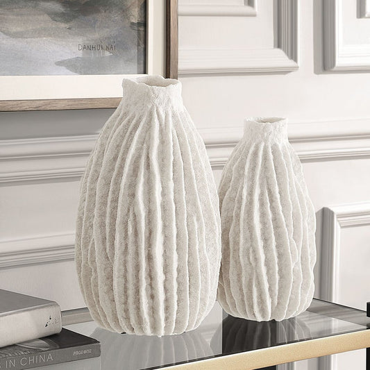 Ivory Ridge Vases, S/2