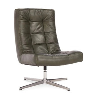 Porter Swivel Accent Chair Forest Green