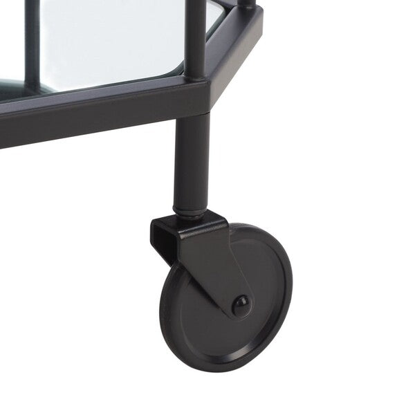 Silva 2 Tier Octagon Bar Cart