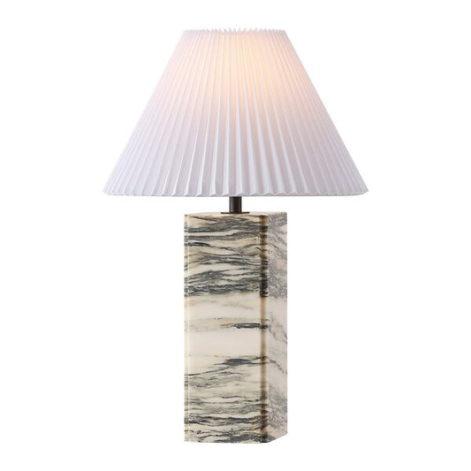 Mackenzie Square Marble Table Lamp