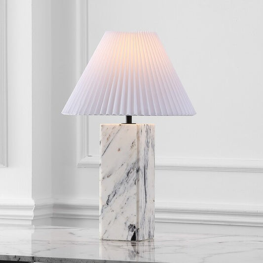 Mackenzie Square Marble Table Lamp