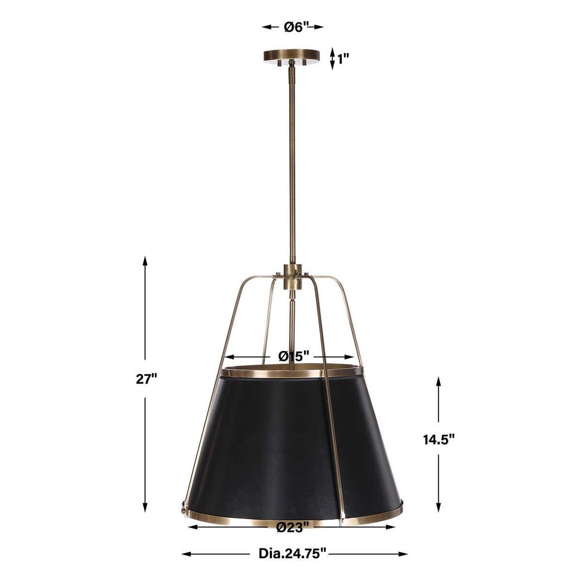 LEATHER CLASSIC, 4 LT PENDANT - WHITE