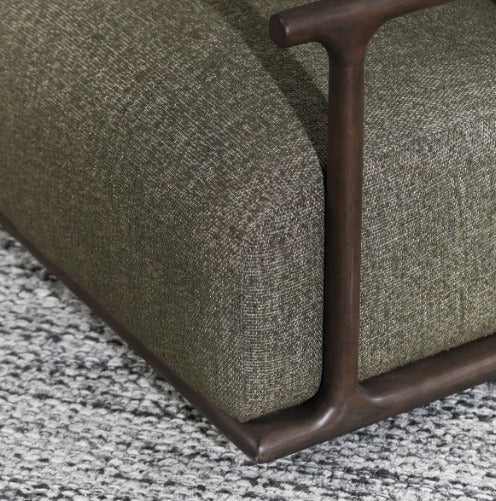 Lucia Swivel Accent Chair Kale Green