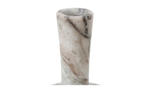 CANDELABRO ESTE CORTO MARRÓN TORRENT MÁRMOL