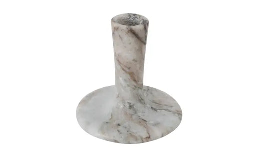 CANDELABRO ESTE CORTO MARRÓN TORRENT MÁRMOL