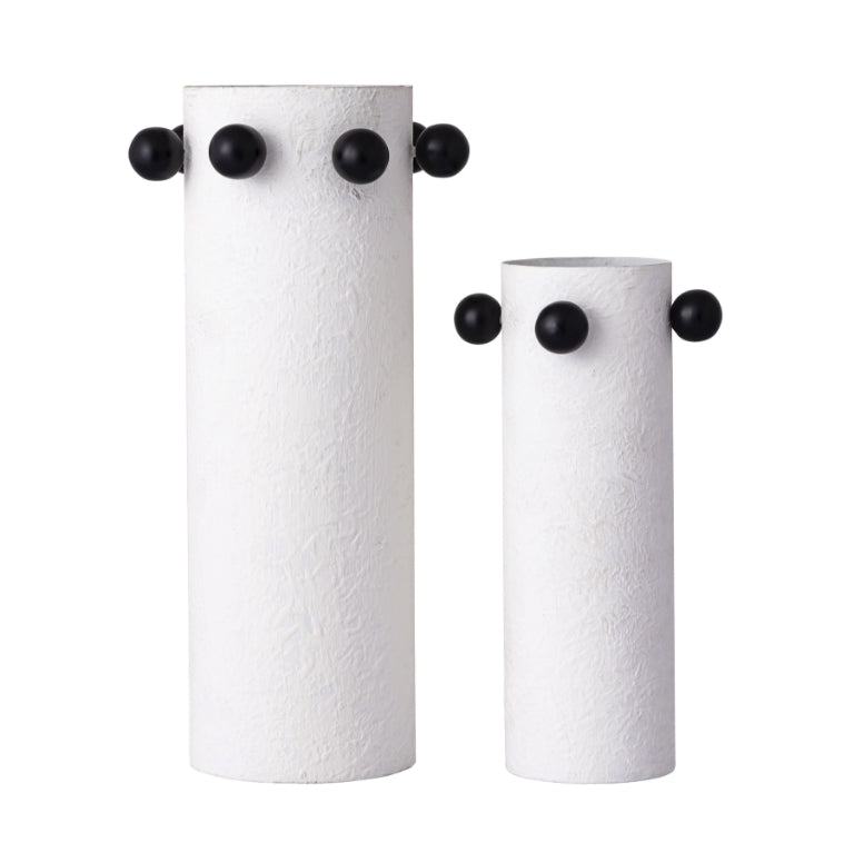 BEADED VASE - SET OF 2