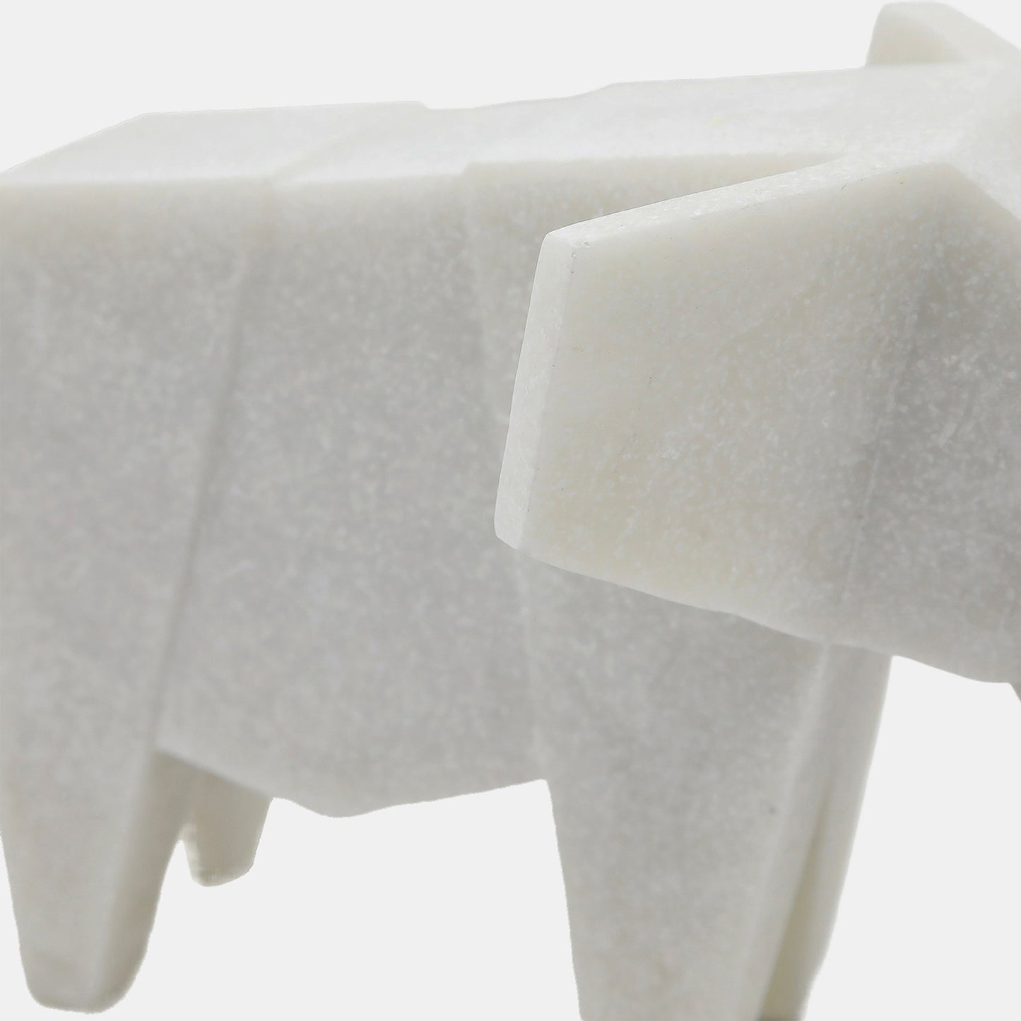 11" Andora Elephant Statuary, White