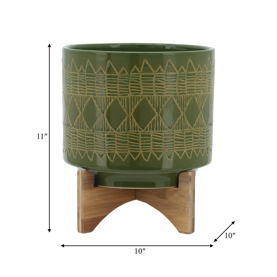 Maceta Verde Azteca