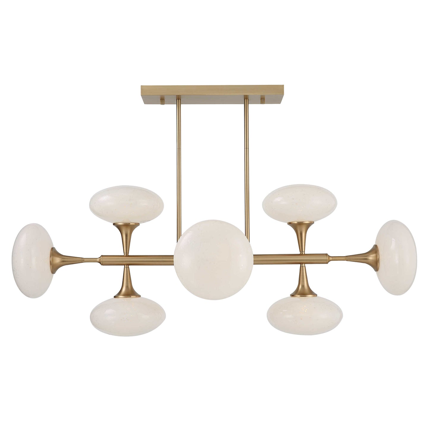 Vienna, 8 Lt Pendant - Brass