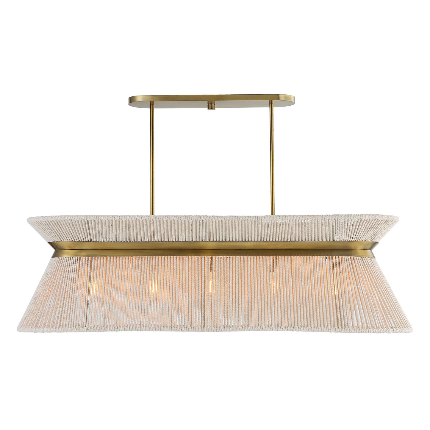 HIGHLY STRUNG, 5 LT LINEAR PENDANT - WHITE