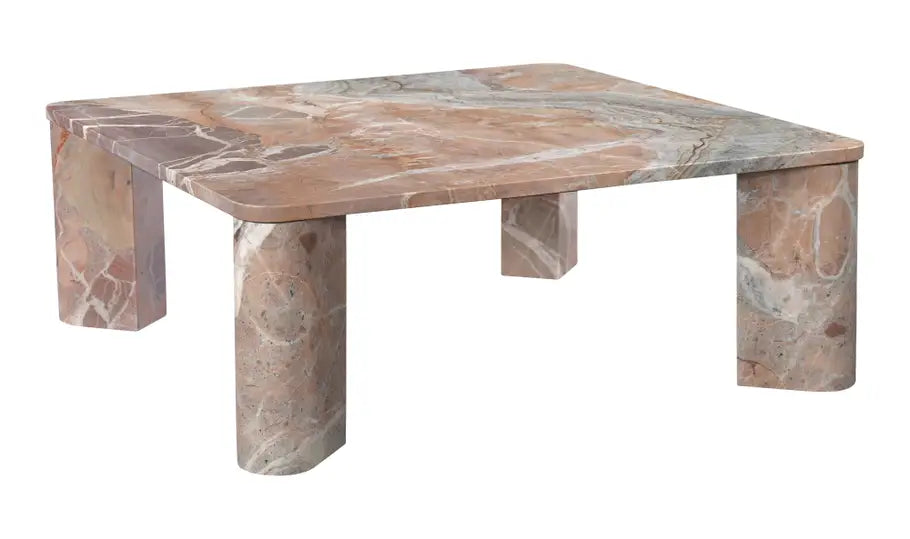 Segment Coffee Table Orange Levante Marble