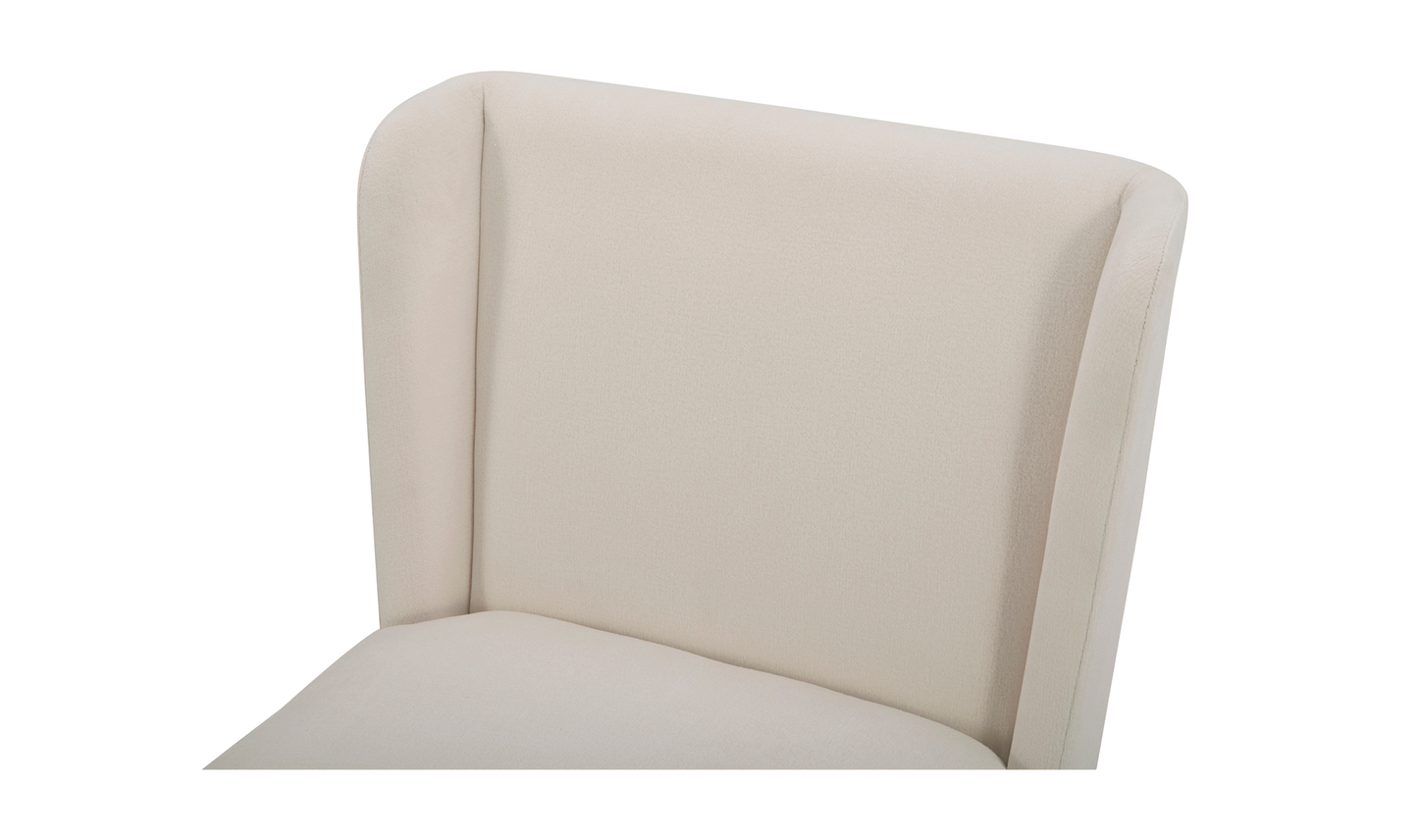 SILLA DE COMEDOR CON RUEDAS CORMAC TEJIDO DE ALTO RENDIMIENTO